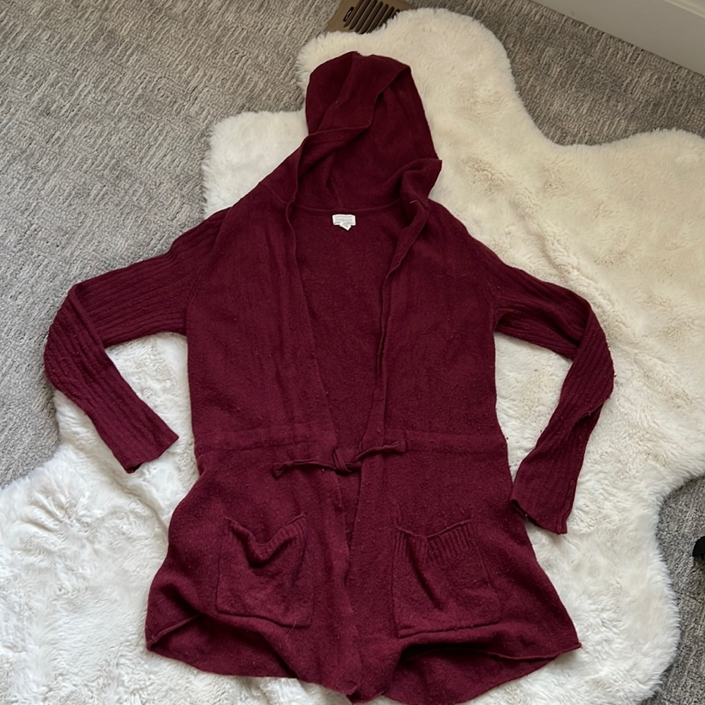 Super soft hooded cardigan